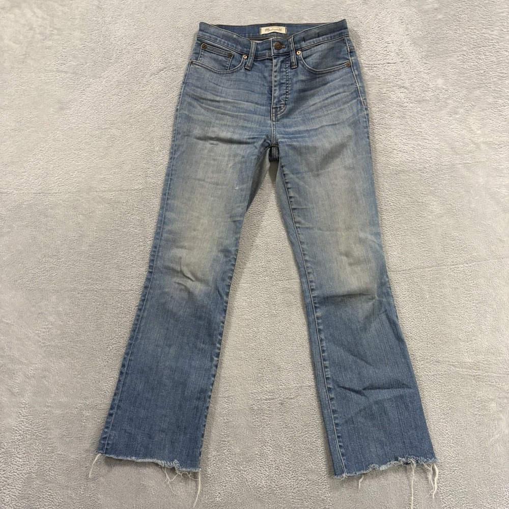 Madewell Jeans Women's 26 Cali Demi Boot Blue Western Y2K